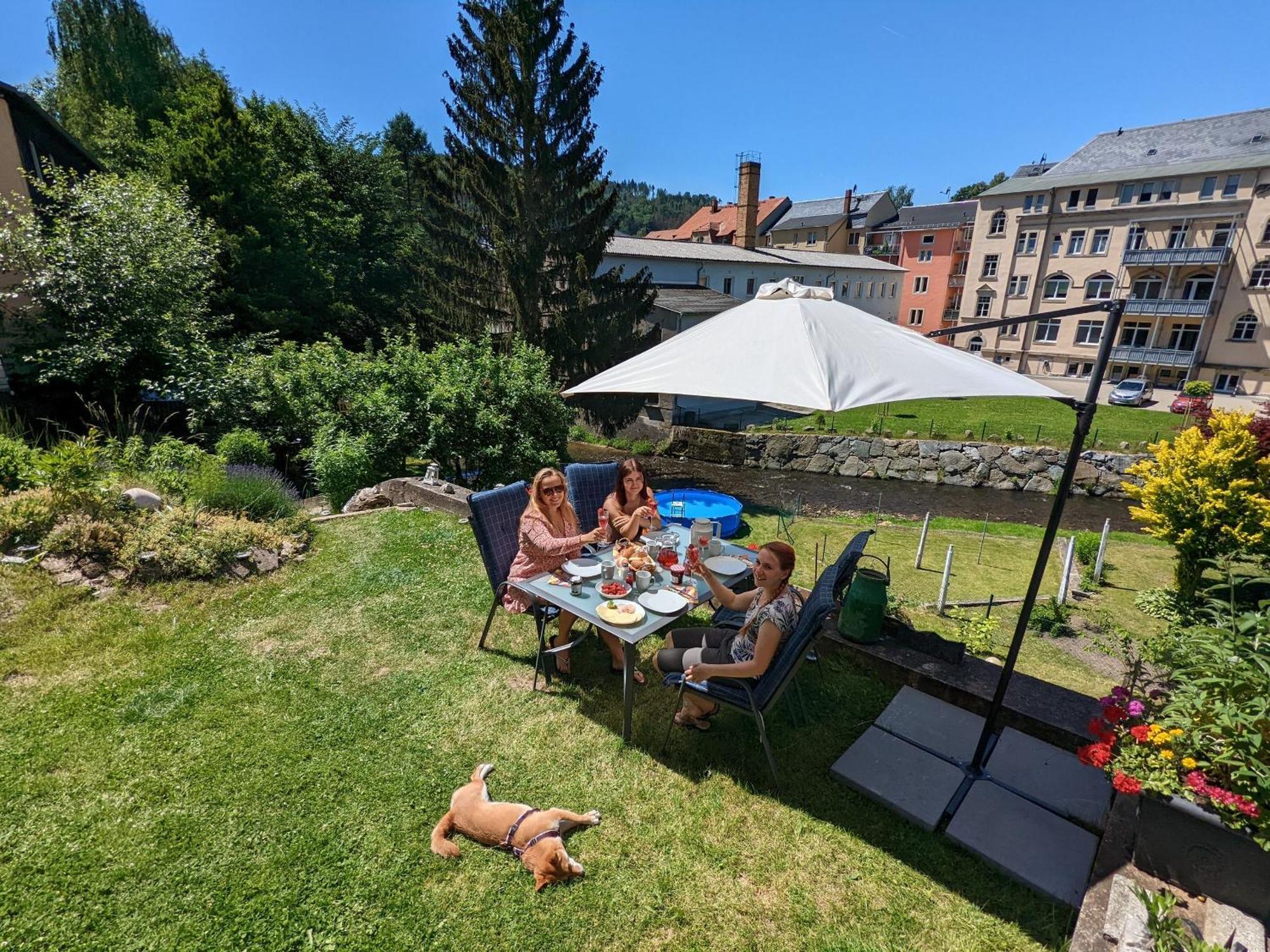 Zi2 - Urlaubsmagie - Whirlpool, Sauna Und Garten Apartment Sebnitz Exterior photo